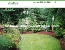 Tablet Screenshot of ecopromulch.com